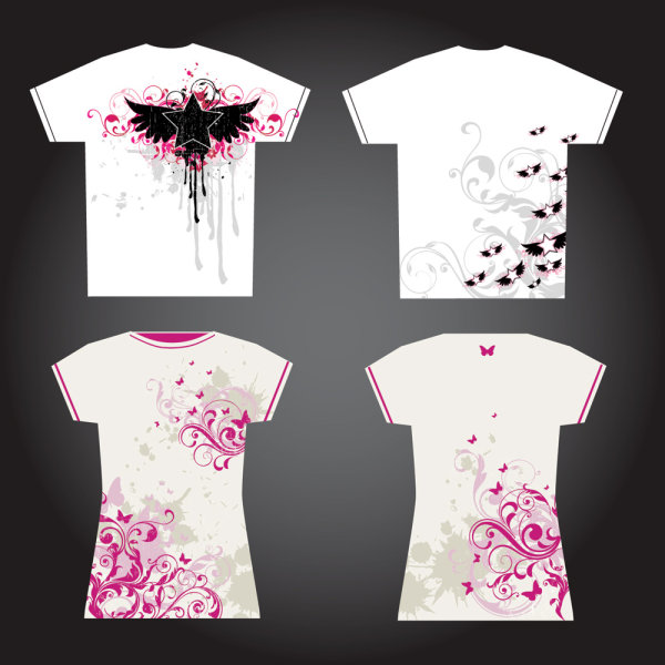 Creative Clothes design elements vector set 03