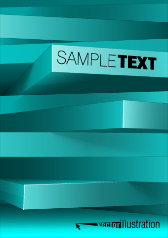 Geometry concept background vector 05