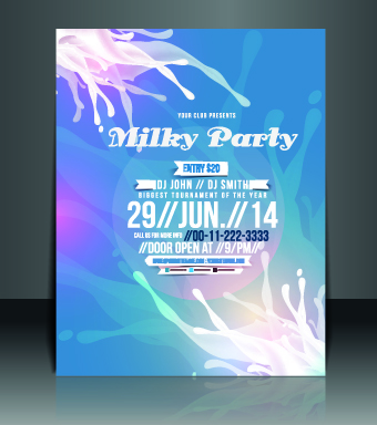 Business flyer and brochure cover design vector 07
