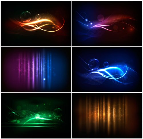 Shiny Neon background art 05