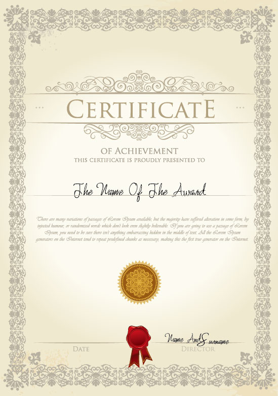 Exquisite Certificate cover templates vector set 03