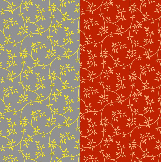 The leaves of decorative pattern background vector Graphic