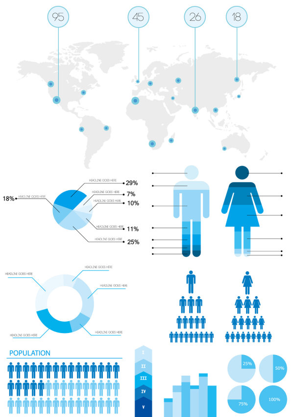 Information statistics icon 01 art