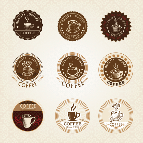 Badge vintage coffee vector design