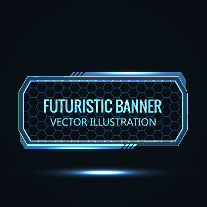 ight futuristic illustration vector 03 Blue light futuristic illustration vector 03