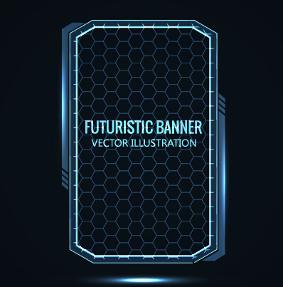 ight futuristic illustration vector 04 Blue light futuristic illustration vector 04