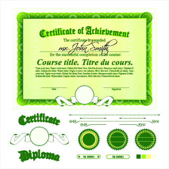ornaments ornament diploma certificate template certificate 