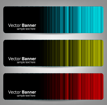 optical line colorful banner 