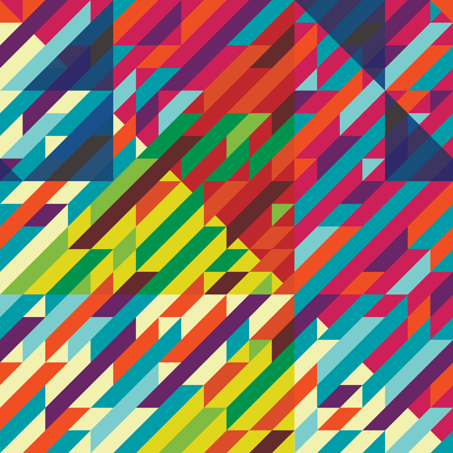 Colorful shapes abstract background 03