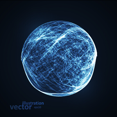 vector illustration sphere illustration creative concept 