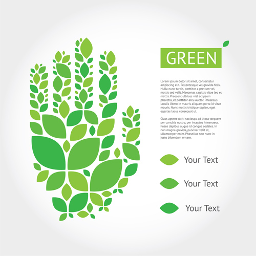 Green ecology template background vectors 01 Green ecology template background vectors 01