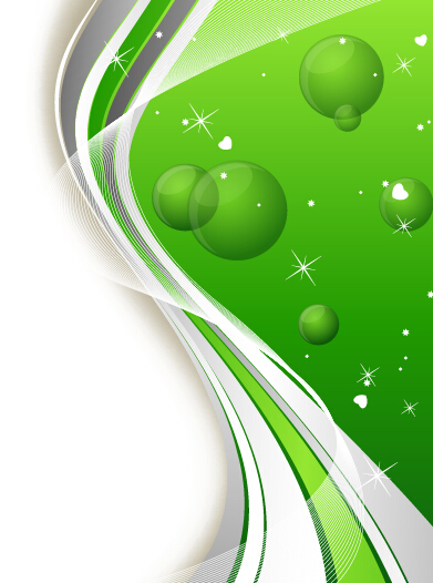 sphere shiny green background vector background abstract 