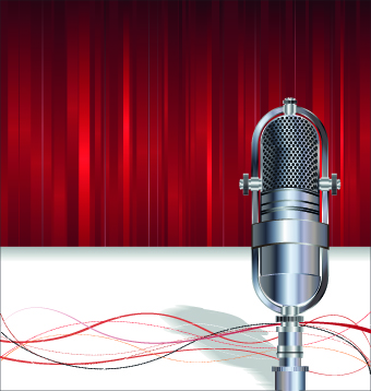 Music design backgrounds vector 02