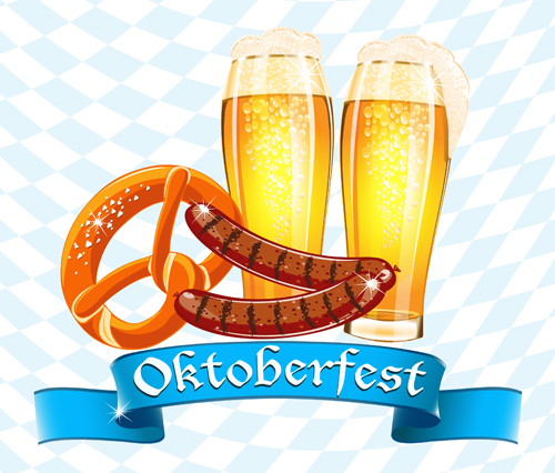 Oktoberfest elements element background vector background 