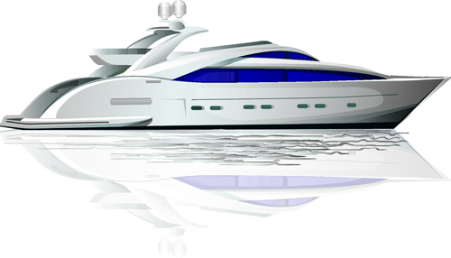 yacht realistic model 