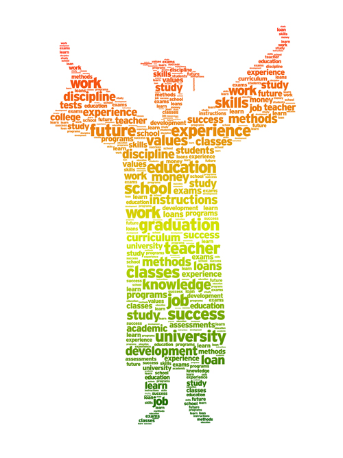 Set of School design elements vector 01