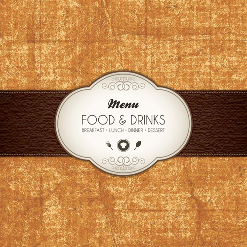 restaurant menu design cover 