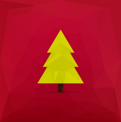 Simple christmas tree vector Simple christmas tree vector