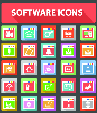 vector graphic software icons icon 