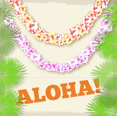 el elements set vector background 03 Summer travel elements set vector background 03