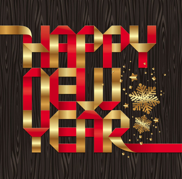 Merry Christmas Origami elements vector 01