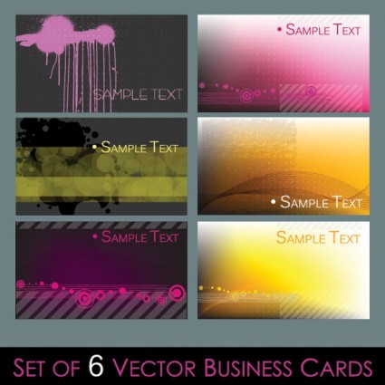 Business cards grunge styles vector Business cards grunge styles vector