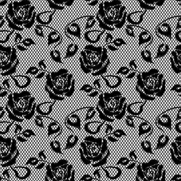 Set of Old lace vector background art 04