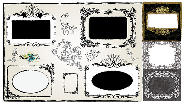 Common beautiful Border vector