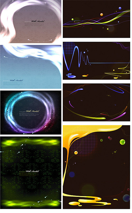 Black cool background vector material
