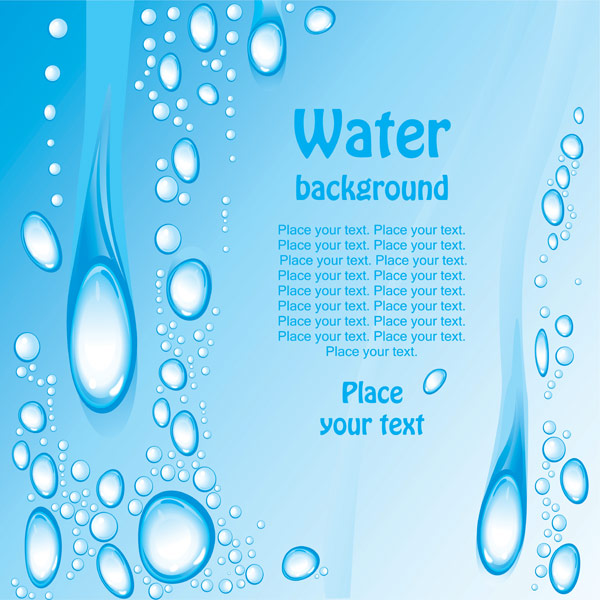 water droplets blister background 