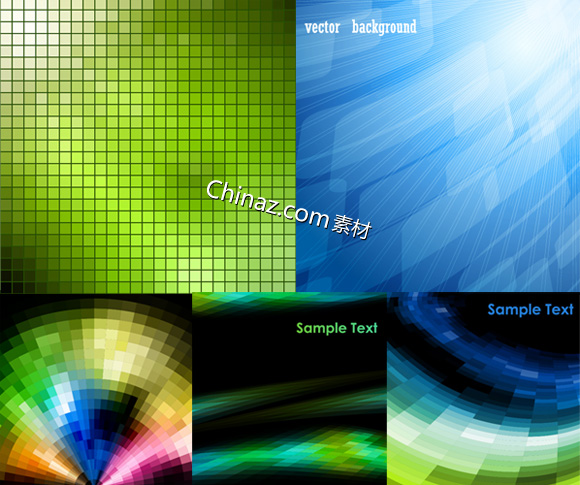 Mosaic background vector