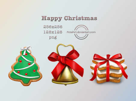 Happy Christmas icons