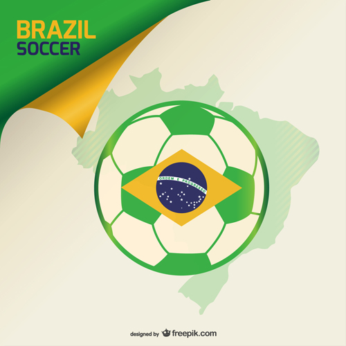 world vector background tournament football Brazil background 