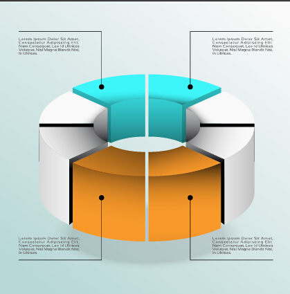 s business layout vector material 03 3D infographics business layout vector material 03