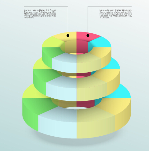 s business layout vector material 04 3D infographics business layout vector material 04
