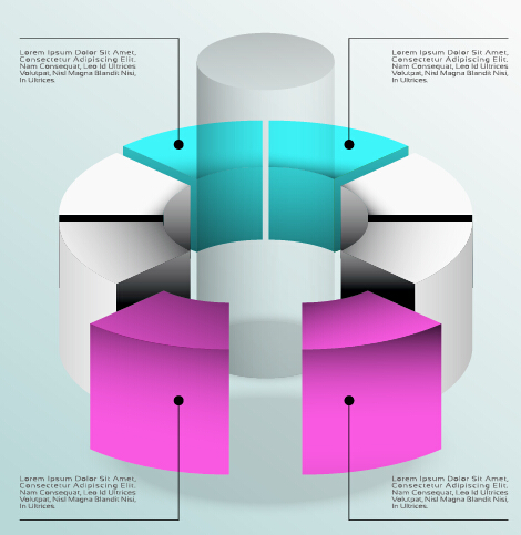 s business layout vector material 05 3D infographics business layout vector material 05