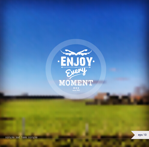 dscape background graphics vector 01 Blurred landscape background graphics vector 01