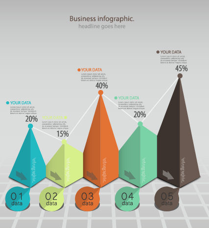 Business Infographic creative design 1207