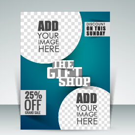 Business brochure vector cover design 06
