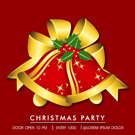 Creative Christmas tree design background set 01
