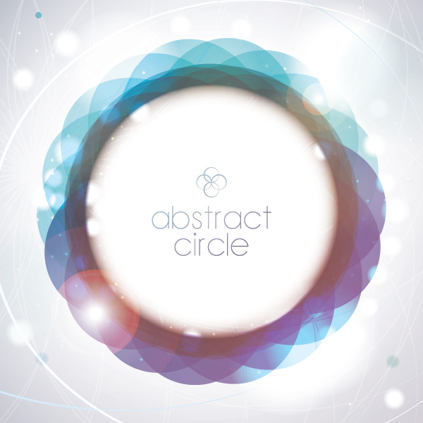 n circles frame vector background 02 Halation circles frame vector background 02