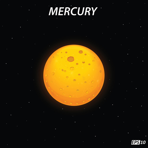 Mercury art background vector Mercury art background vector