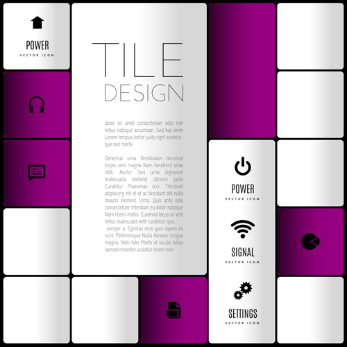 Mobile interface layout vector material 05 Mobile interface layout vector material 05