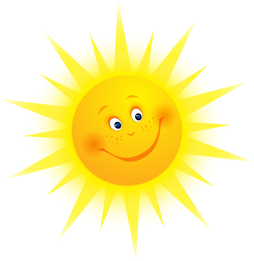 Sun icons design elements 05