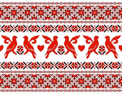 Ukraine pattern vector pattern fabric pattern fabric 