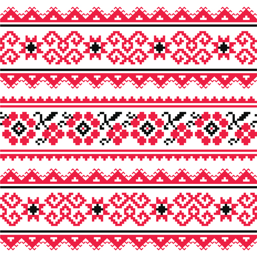 Ukraine pattern vector pattern fabric pattern 