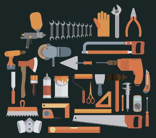 Vector tool design set 08 Vector tool design set 08