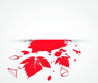 Wine art background vector 02