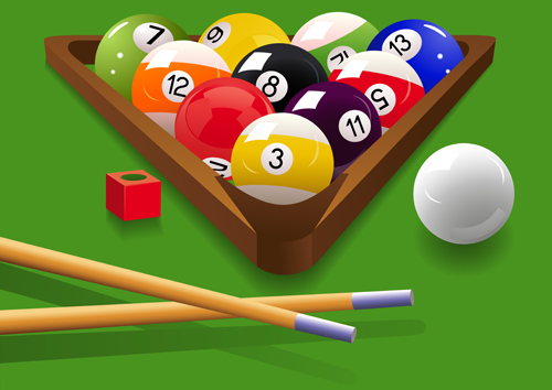 Elements of Billiards vector 01