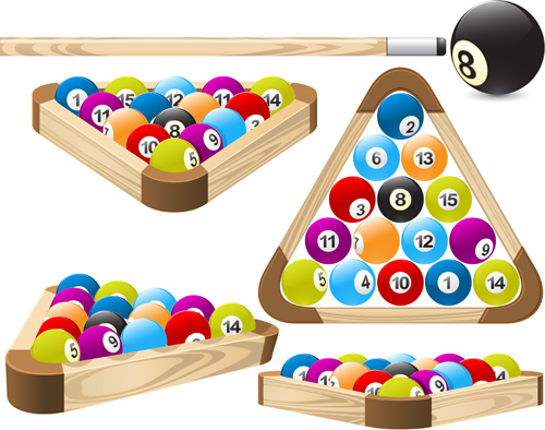 Elements of Billiards vector 04